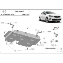 Protection sous moteur et de la boîte de vitesse Opel Corsa F