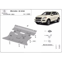 Protection sous moteur et de la boîte de vitesse Mercedes ML W166