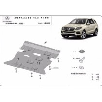 Protection sous moteur et de la boîte de vitesse Mercedes GLE X166