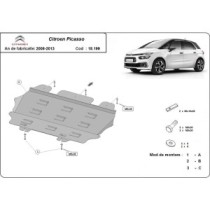 Protection sous moteur et de la boîte de vitesse Citroen C4 Picasso
