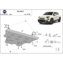 Protection sous moteur et de la boîte de vitesse Fiat 500x