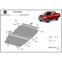 Protection sous moteur et de la boîte de vitesse Fiat Fullback