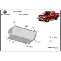 Protection de radiateur Fiat Fullback