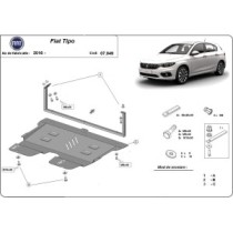 Protection sous moteur et de la boîte de vitesse Fiat Tipo