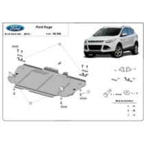 Protection sous moteur et de la boîte de vitesse Ford Kuga