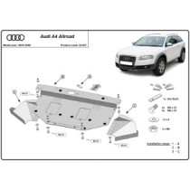 Protection sous moteur et de la radiateur Audi A4 B7 All Road