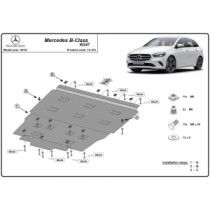 Protection sous moteur et de la boîte de vitesse Mercedes B-Class W247