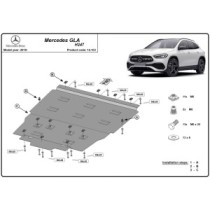 Protection sous moteur et de la boîte de vitesse Mercedes GLA H247