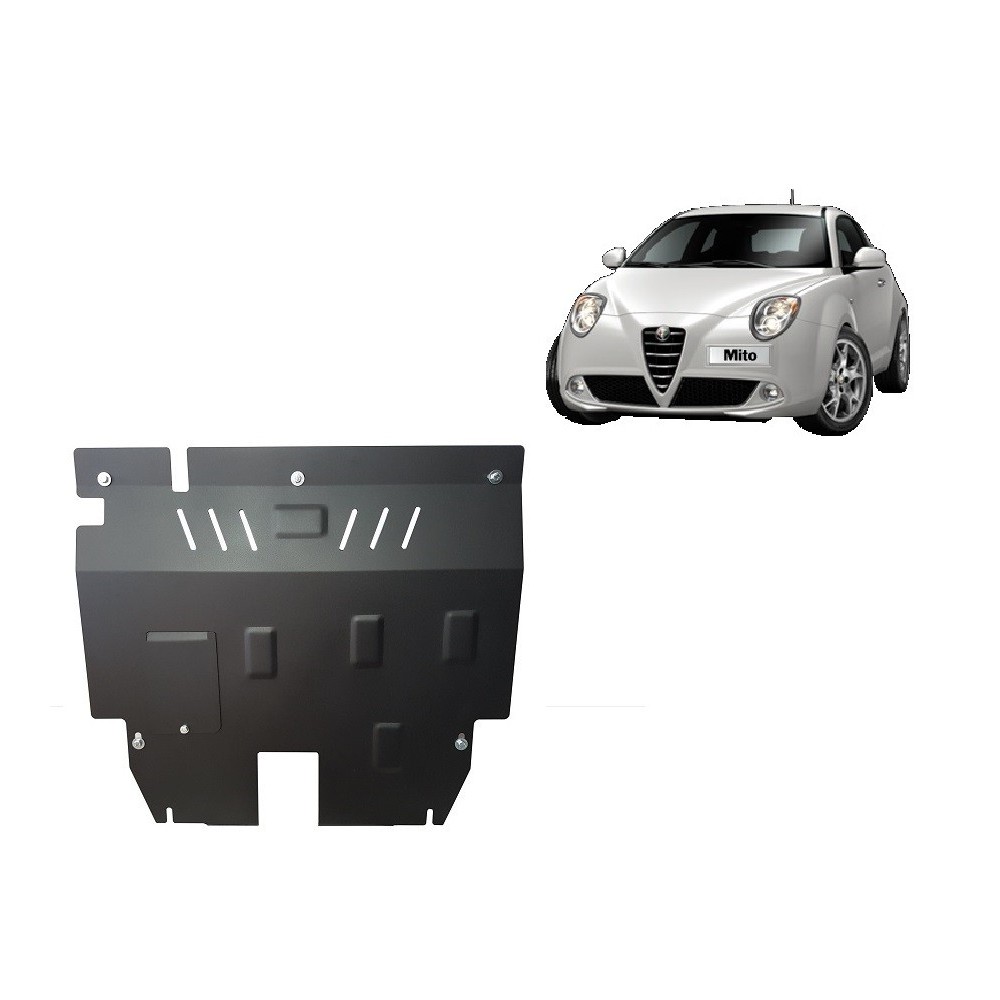 Protection sous moteur et de la boîte de vitesse Alfa Romeo Mito