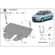 Protection sous moteur et de la boîte de vitesse Skoda Fabia 3