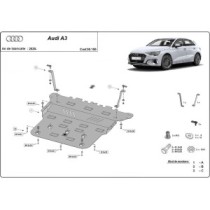 Protection sous moteur et de la boîte de vitesse Audi A3