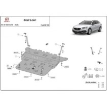 Protection sous moteur et de la boîte de vitesse Seat Leon Mk4