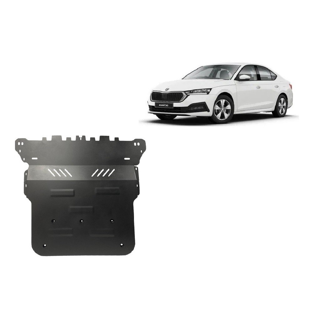 Protection sous moteur et de la boîte de vitesse Skoda Octavia 4