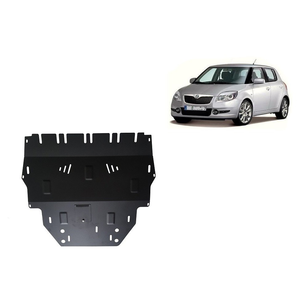Protection sous moteur et de la boîte de vitesse Skoda Fabia 2 Diesel