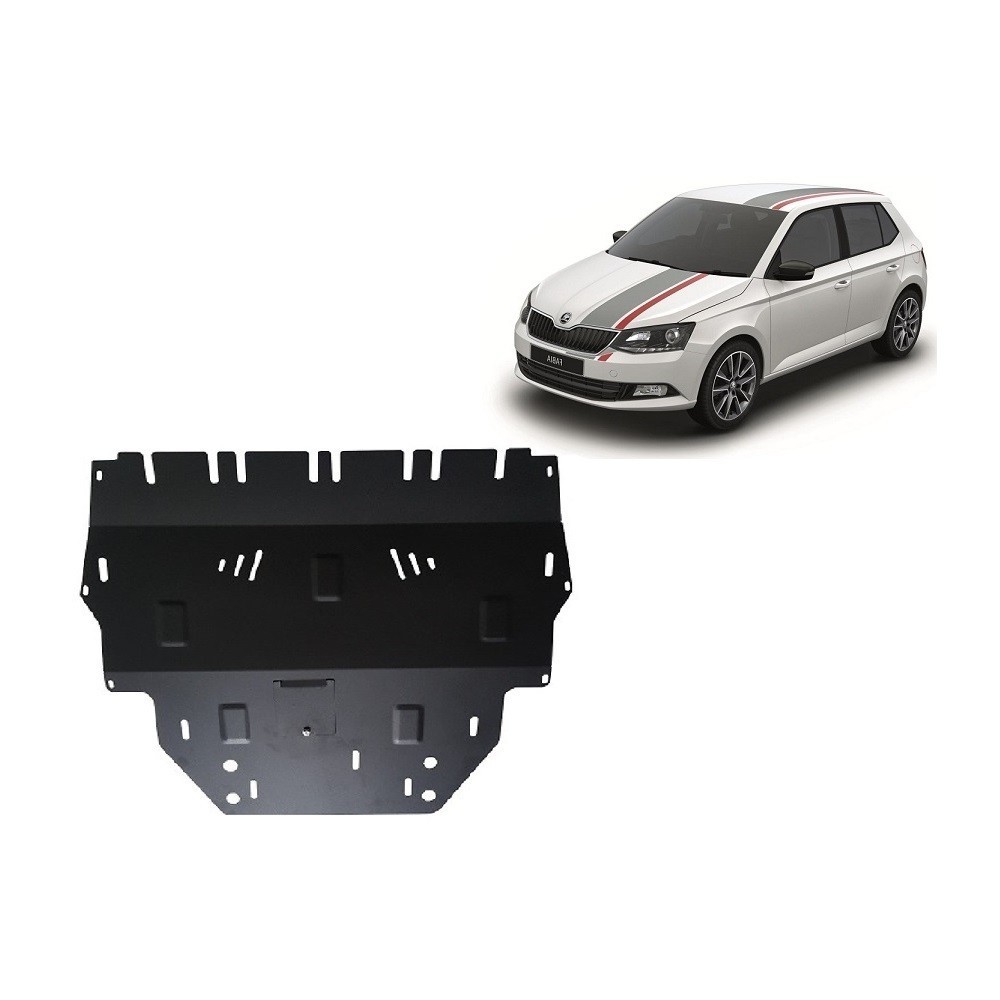 Protection sous moteur et de la boîte de vitesse Skoda Fabia 3 Diesel