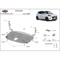 Protection sous moteur et de la boîte de vitesse Kia Picanto