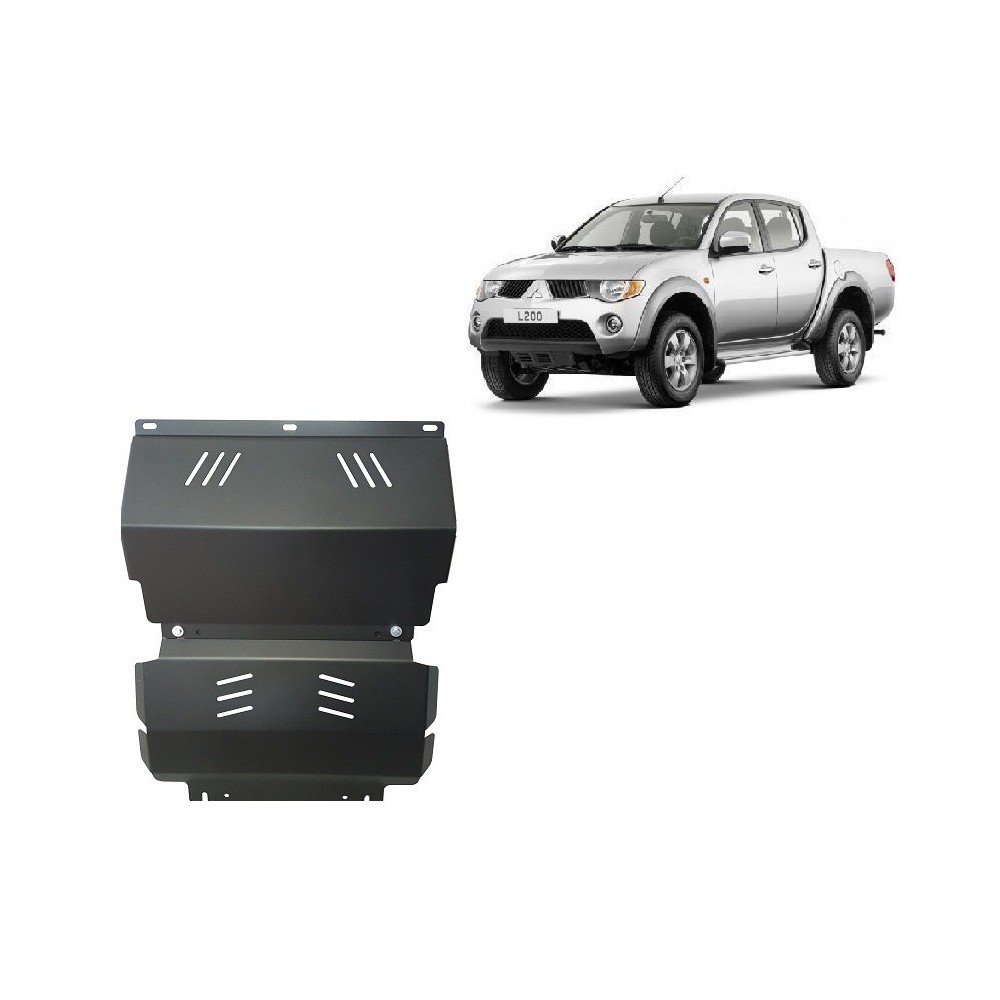 Protection sous moteur et de la radiateur Mitsubishi L 200
