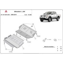 Protection sous moteur et de la radiateur Mitsubishi L 200