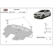 Protection sous moteur et de la boîte de vitesse Kia Ceed