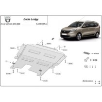 Protection sous moteur et de la boîte de vitesse DACIA LODGY - Aluminum