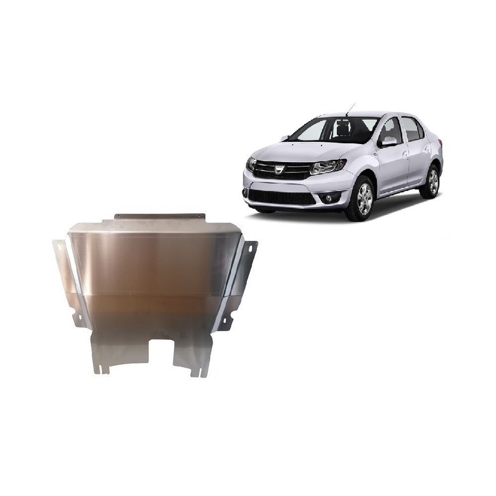 - Aluminum protection sous moteur et de la boîte de vitesse Dacia Logan 2