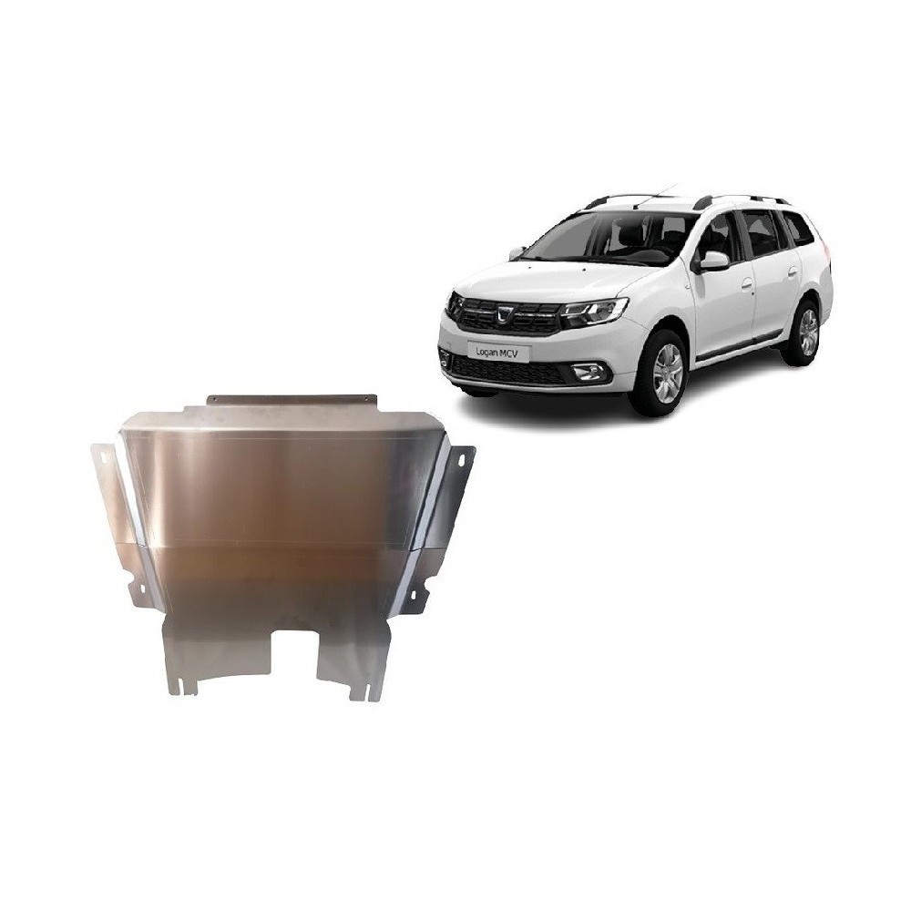 Protection sous moteur et de la boîte de vitesse DACIA LOGAN MCV - Aluminum