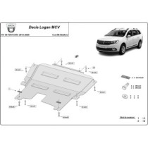 Protection sous moteur et de la boîte de vitesse DACIA LOGAN MCV - Aluminum