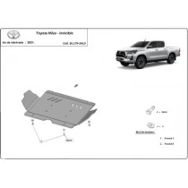 Protection Sous Moteur Toyota Hilux Invincible- Aluminium