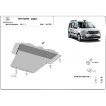 Protection sous moteur et de la boîte de vitesse Mercedes Citan W415