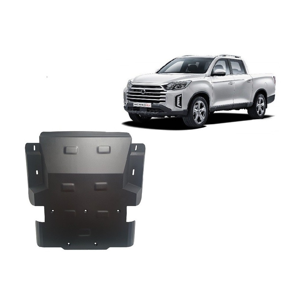 Protection sous moteur et de la radiateur Ssangyong Musso Grand