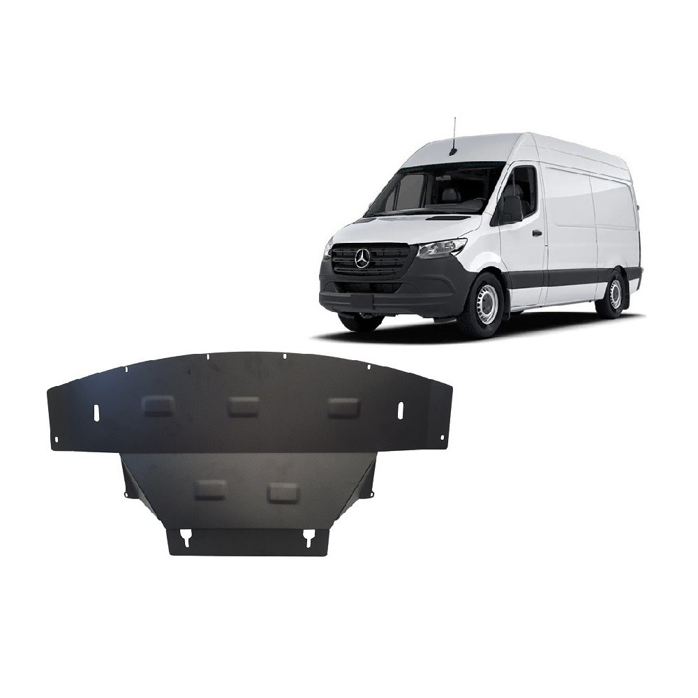 Protection sous moteur et de la boîte de vitesse Mercedes Sprinter 907 4x4