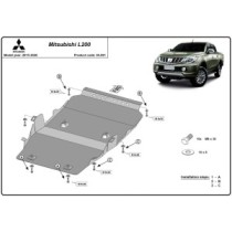 Protection sous moteur, de la boîte de vitesse et de la différentiel Mitsubishi L200