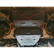 Protection sous moteur, de la boîte de vitesse et de la différentiel Mitsubishi L200