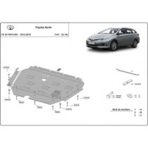 Protection sous moteur et de la boîte de vitesse Toyota Auris