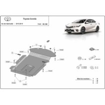 Protection convertisseur catalytique/cat lock Toyota Corolla