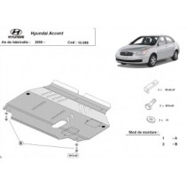 Protection sous moteur et de la boîte de vitesse Hyundai Accent
