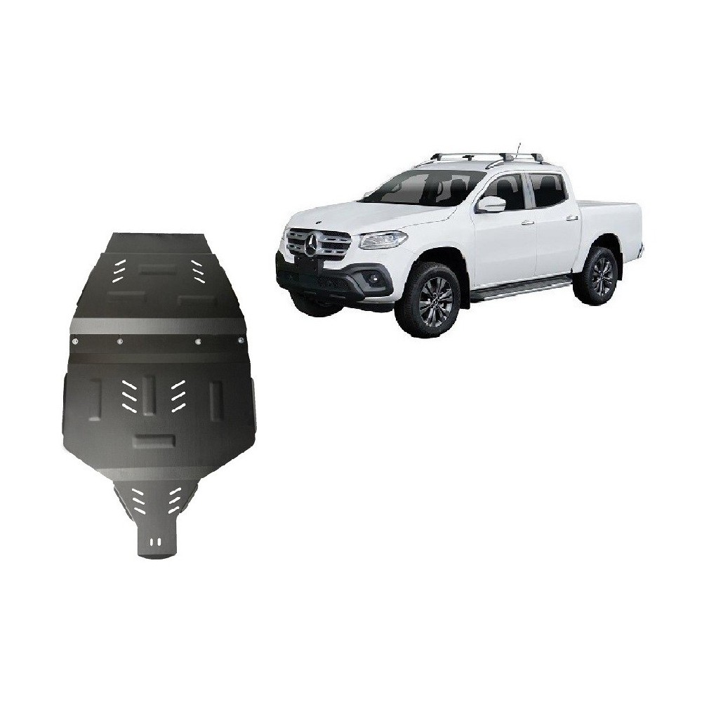 Protection de la boîte de vitesse et protection de la boîte de transfert Mercedes X-Class W470