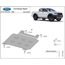Protection de la boîte de vitesse Ford Ranger Raptor