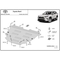 Protection sous moteur et de la boîte de vitesse Toyota Rav4