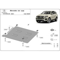 Protection de la boîte de vitesse Mercedes GLE X166