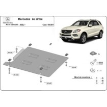 Protection de protection de la boîte de vitesse Mercedes ML W166