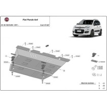 Protection sous moteur et de la boîte de vitesse Fiat Panda 4x4