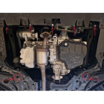 Protection sous moteur et de la boîte de vitesse Toyota Aygo X
