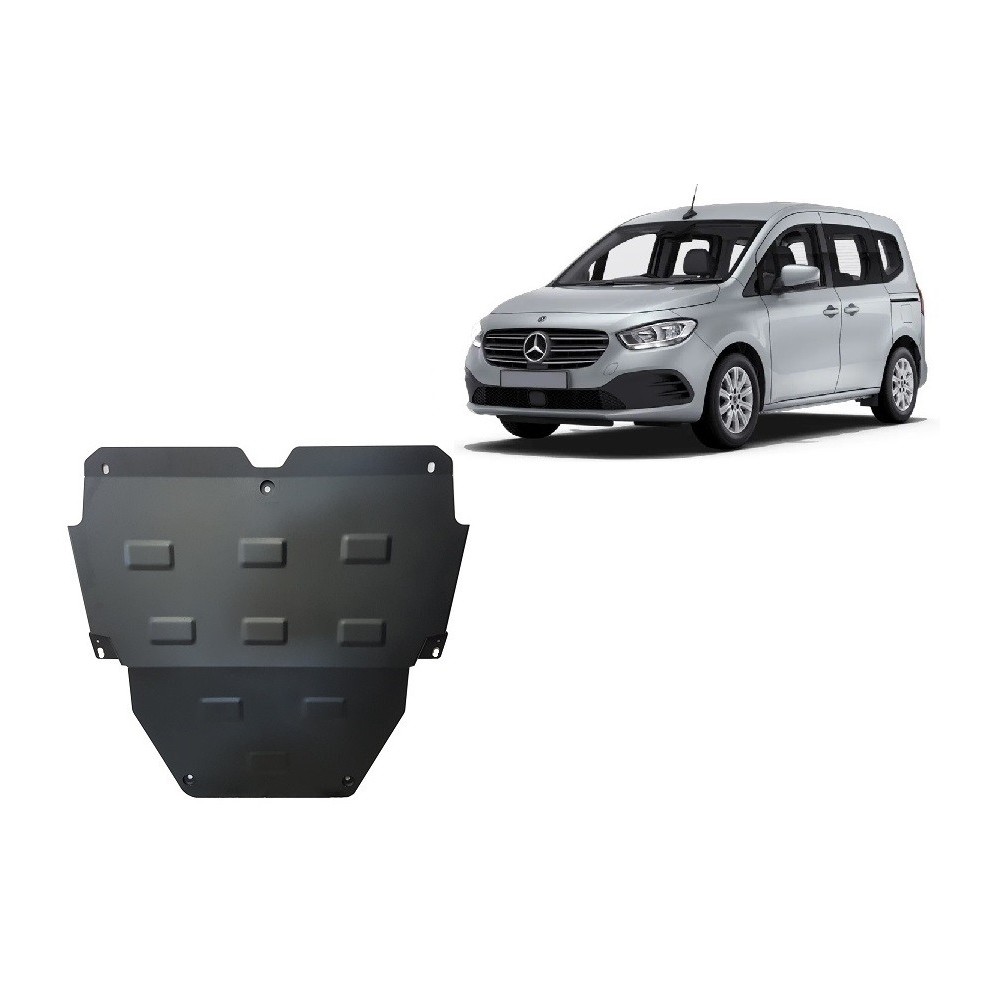Protection sous moteur et de la boîte de vitesse Mercedes EQT
