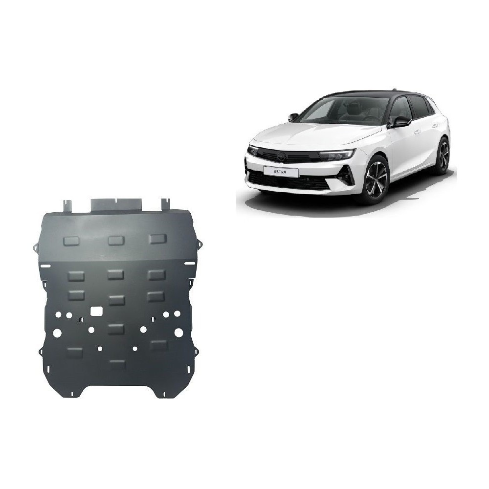Protection sous moteur et de la boîte de vitesse Opel Astra L