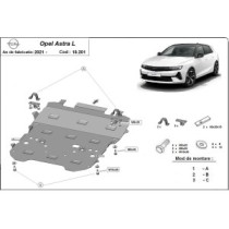 Protection sous moteur et de la boîte de vitesse Opel Astra L