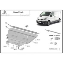 Protection sous moteur et de la boîte de vitesse Renault Trafic 2