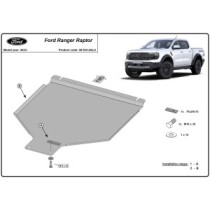 Aluminium protection de la boîte de vitesse Ford Ranger Raptor