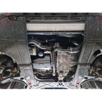 Protection sous moteur et de la boîte de vitesse Fiat Ducato