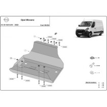 Protection de réservoir Opel Movano C
